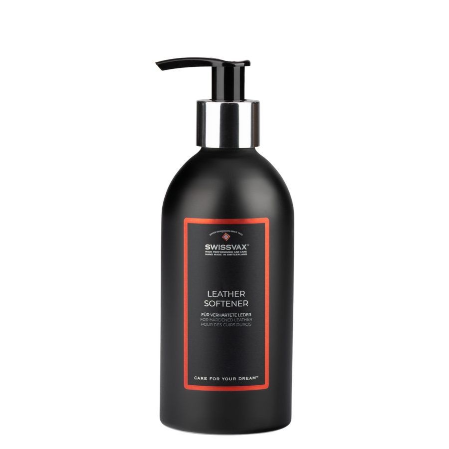 Leather Softener hoito kovettuneelle nahalle