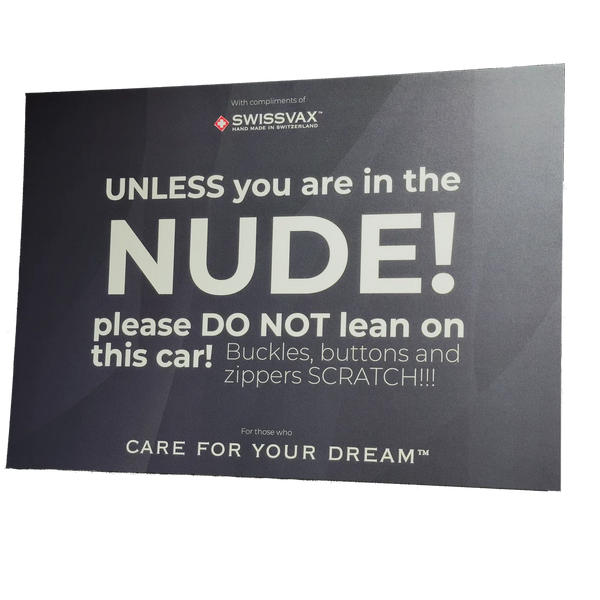 "Nude" Flyer – lausuma autoharrastajille