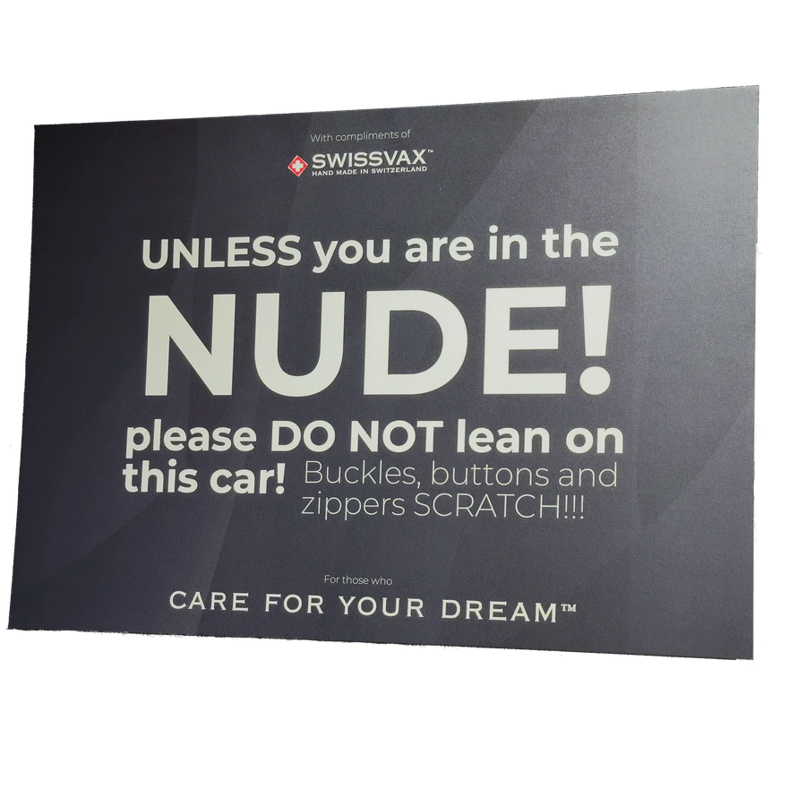 "Nude" Flyer – lausuma autoharrastajille