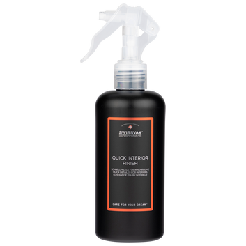 Quick Interior Finish Quick care for all interior surfaces (except textile) 