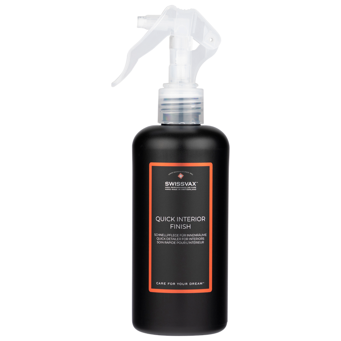 Quick Interior Finish Quick care for all interior surfaces (except textile) 